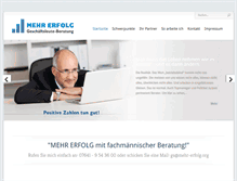 Tablet Screenshot of mehr-erfolg.org